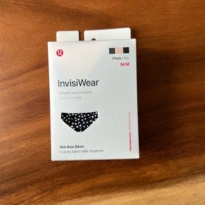 Lululemon Invisiwear 3 pack bikini